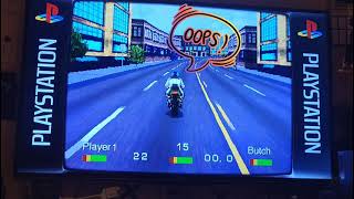 ROAD RASH COP BASHING  PLAYSTATION ONE MINI