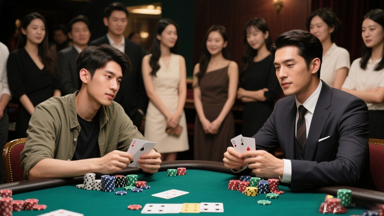 💥The nouveau riche competed with the poor boy in card skills, but he lost miserably！