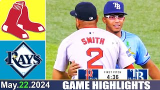 Boston Red Sox Vs Tampa Bay Rays (05/23/24) FULL GAME Highlights | MLB Season 2024