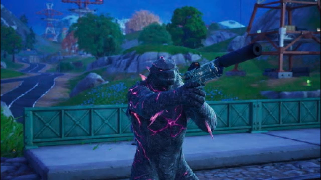 Fortnite GODZILLA Skin Gameplay (New)