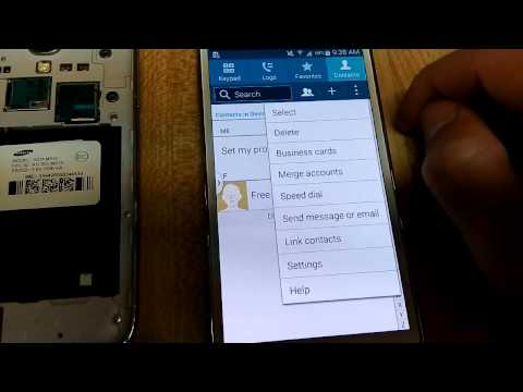 Transfer Contacts from Galaxy S4 to Galaxy S5 via SD Card