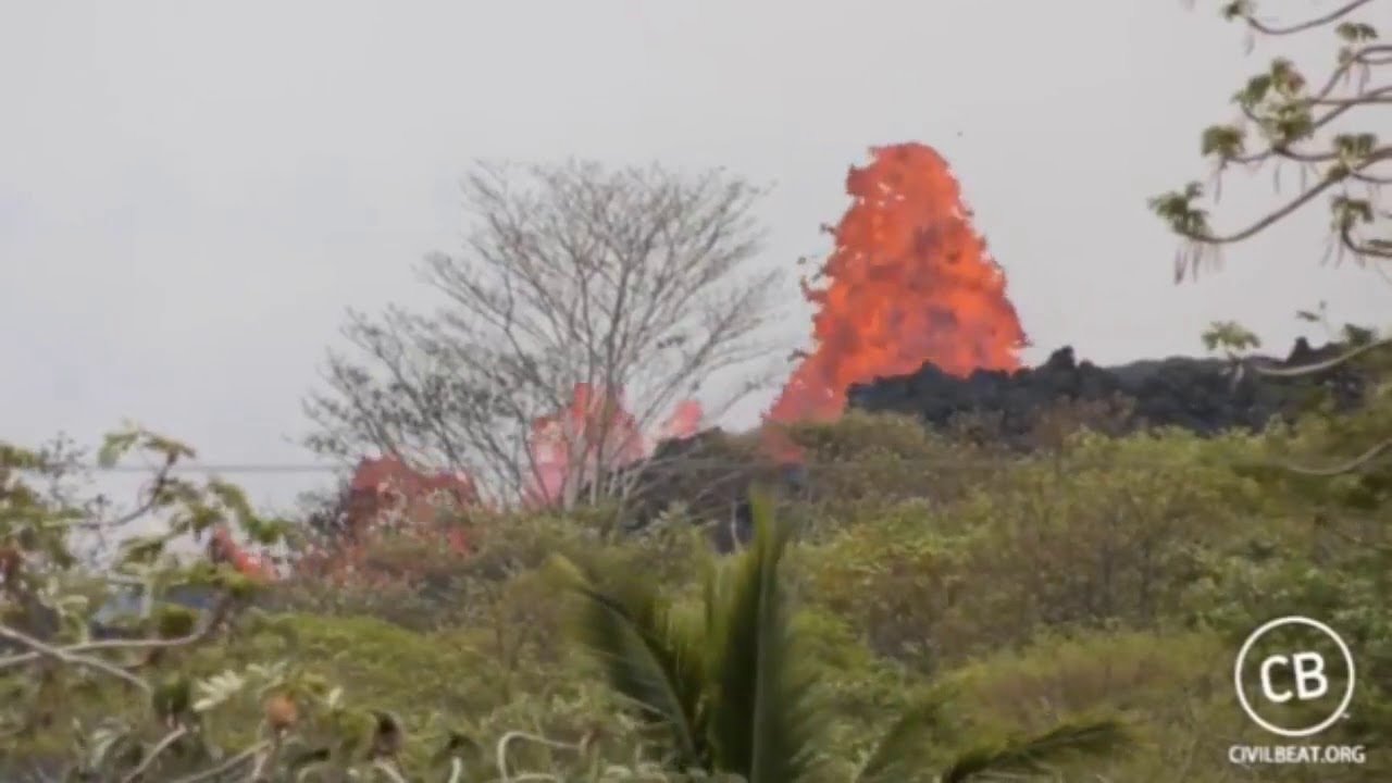 Livestream Captures Lava Flow Activity in Puna, Hawaii
