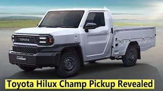 Toyota CEO Unveiled the New 2024 Hilux Champ: Affordable Powerhouse Pickup!