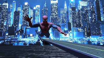 Spider-Man Web Swing Scene (Prisma 3D)