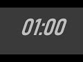1 Minute Countdown Font Bahnschrift Demi Bold Italic