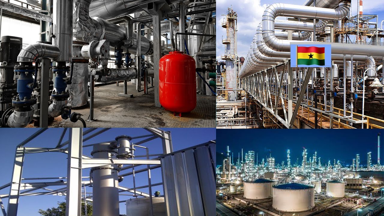 SEE GHANA"s FIRST AND ONLY OIL REFINERY.