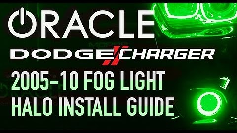 D.I.Y. - Install Oracle FOG LIGHT Halos 2005-10 DODGE CHARGER