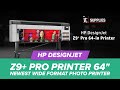 HP DesignJet Z9+ Pro Printer 64&quot; - Newest Wide Format Photo Printer