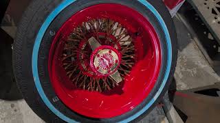 RED AND GOLD 13s GET NEW TIRES!!!