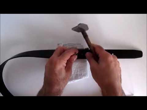 How to Make DIY Belt Holes, without Punch Pliers - YouTube
