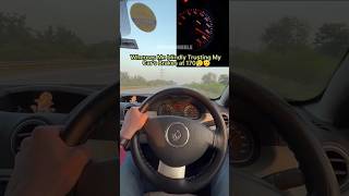 I can Blindly Trust My Car's Brakes😉#trust#car#brakes#speed#170kmph#fast#cars#driver#renault#duster