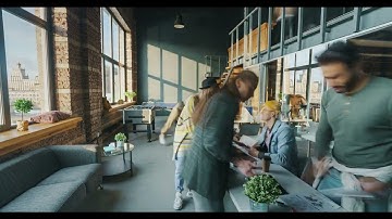 Office Workers Working Daily Routine Colleagues   Stock Video Footage