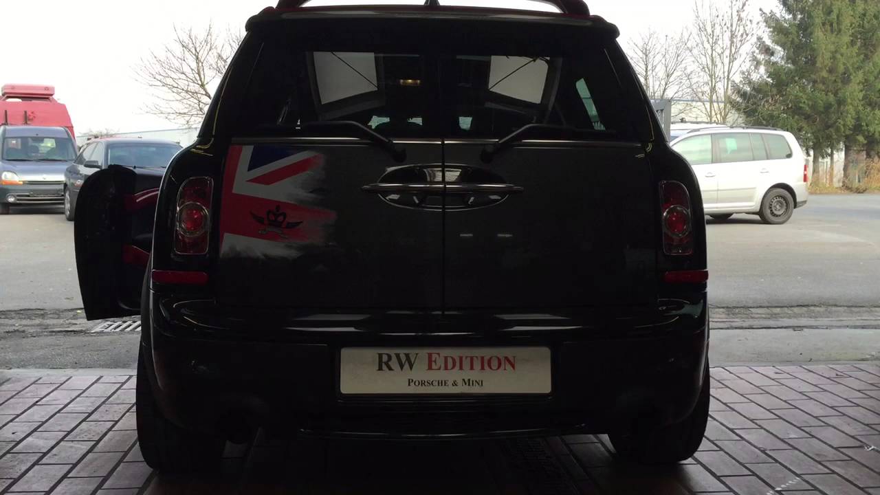 MINI R55 Clubman JCW Auspuff Sound Klappenauspuff By RW Edition - YouTube