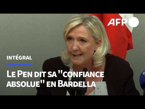 INTÉGRAL | Marine Le Pen promet de ne pas "se laisser faire"