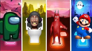 Among Us 🆚 Skibidi Toilet 🆚 Banban 🆚 Super Mario  🎶 Who Is Best？ #65