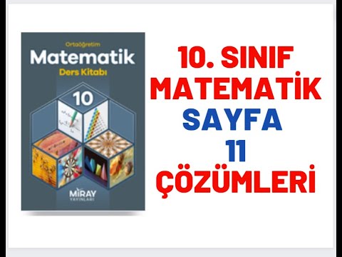 10. Sınıf Matematik Kitabı Sayfa 11 Öğrendiğimizi Uygulayalım Çözümleri