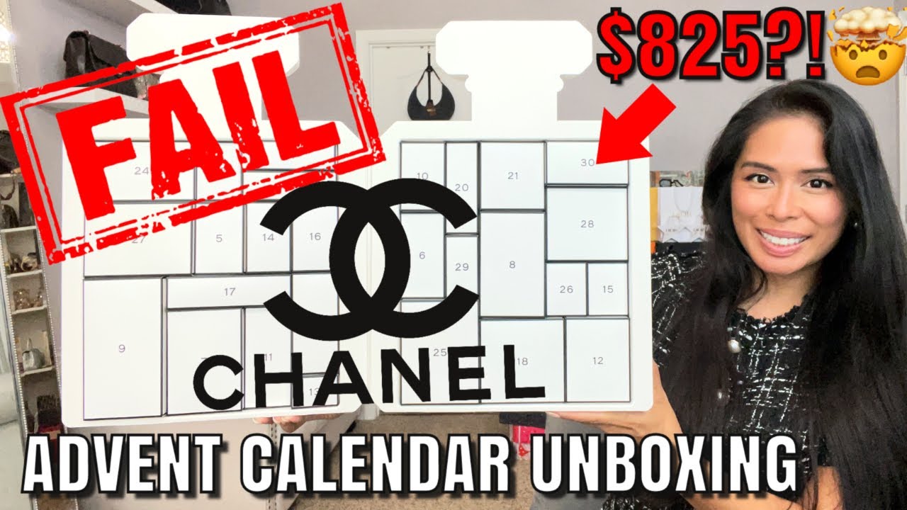 CHANEL ADVENT CALENDAR UNBOXING FAIL! THE MOST FRUSTRATING, OVERPRICED $825 STICKER BOOK ????