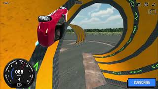 Turbo Stunt Racing Gameplay | Crazy Car Stunts & Mega Ramps 🔥 | Cyber Arcade Hub screenshot 1