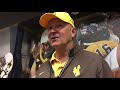 Craig Bohl meets with media after Wyoming's 13th fall practice