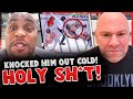 REACTIONS to Jake Paul KNOCKING OUT Tyron Woodley! Jorge Masvidal & Nate Diaz IN CROWD! Dana White