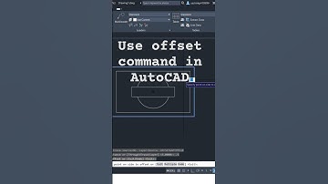AutoCAD OFFSET-opdracht in 30 seconden ⚡ #BIMnBlueprints