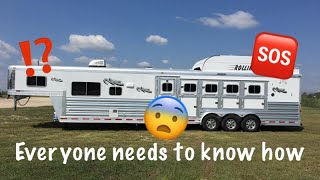 How to hook up a horse trailer BY YOURSELF