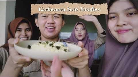 How to Make Carbonara Soto Noodles - Procedure Text - XII MIPA 3