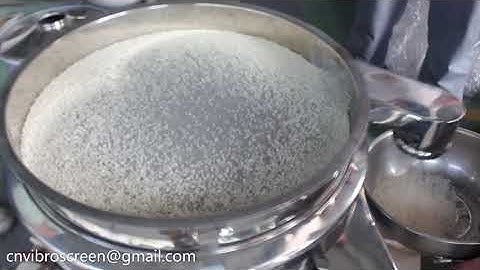 Rotary vibrating sieve machine for rice | vibro screen