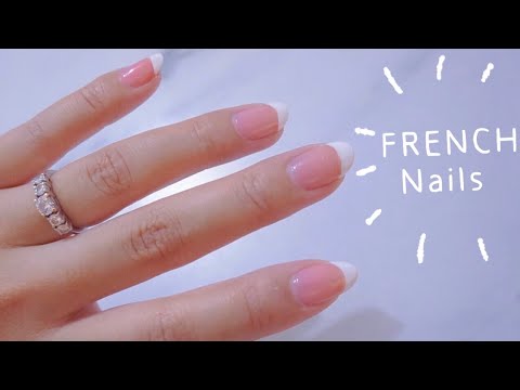 เพ้นท์ปลายเล็บสีขาว ด้วยตัวเอง  | French Tip