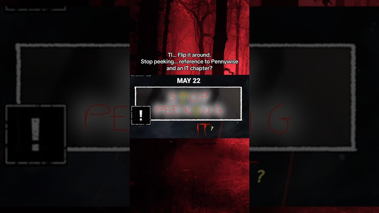 Could IT be the DBD 10th anniversary chapter? #dbd #dbdnews #horrorgaming #pennywise #deadbydaylight