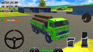 Komnoyet ile Kütük Taşıma Simülatörü - Indian Truck Offroad Cargo Simulator 3D #3 - Android Gameplay screenshot 4