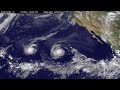 Satellite Tracks Tropical Storm Madeline and Hurricane Lester