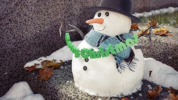 Create a Cute Snowman in Blender