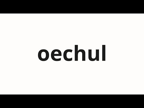 How to pronounce oechul | 외출 (outing in Korean)