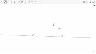parallel line tool GeoGebra