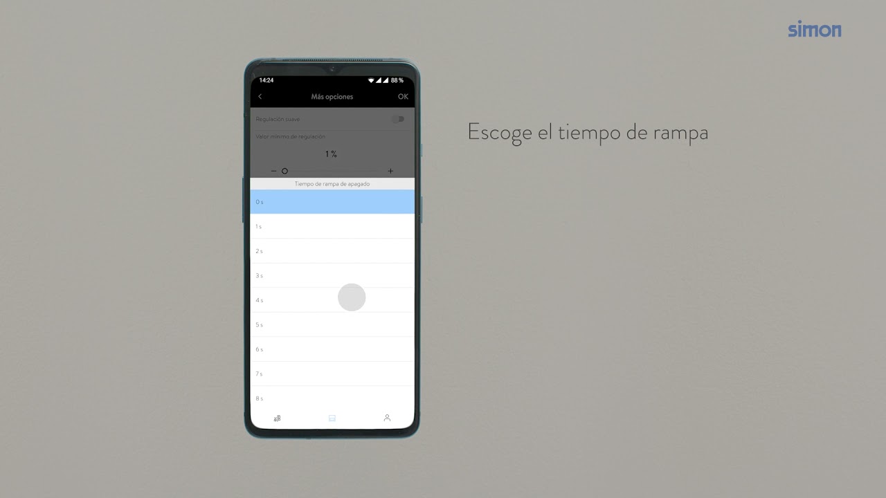 Watch Aplicar rampa de apagado a interruptor regulable | Simon 270 on YouTube.