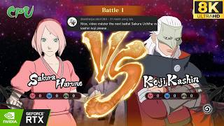 SAKURA VS KOJI KASHIN [REQUEST] || NARUTO X BORUTO Ninja STORM CONNECTIONS [8K60FPS]
