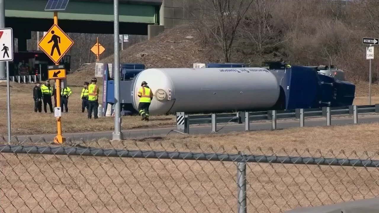 Propane truck rollover in Holyoke prompts evacuations, lane closures ...
