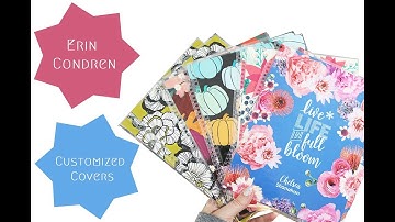 Erin Condren Customized Planner Covers