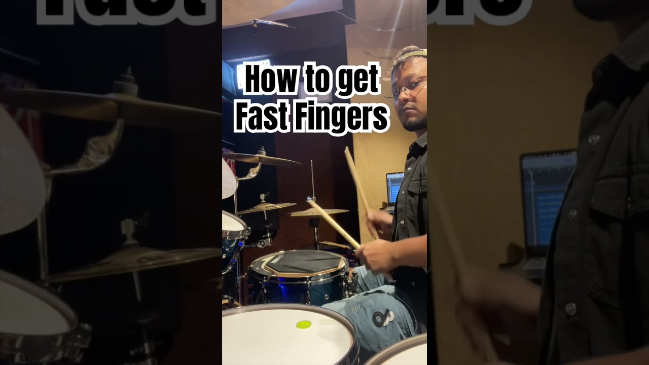 Exercises to get Fast Fingers! 🥁 