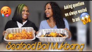 SEAFOOD BOIL MUKBANG SPILLING TEA | ANSWERING QUESTIONS | GOOD QUESTIONS | SPICY ANSWERS SEAFOOD BOIL MUKBANG SPILLING TEA | ANSWERING QUESTIONS | GOOD QUESTIONS | SPICY ANSWERS