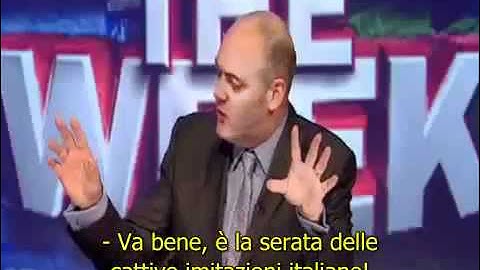 BBC Mock the Week - Speaking About Silvio Berlusconi and Gordon Brown