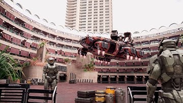 Scifi Spaceship Landing - Live action CGI Integration | Maya | Nuke | Blender