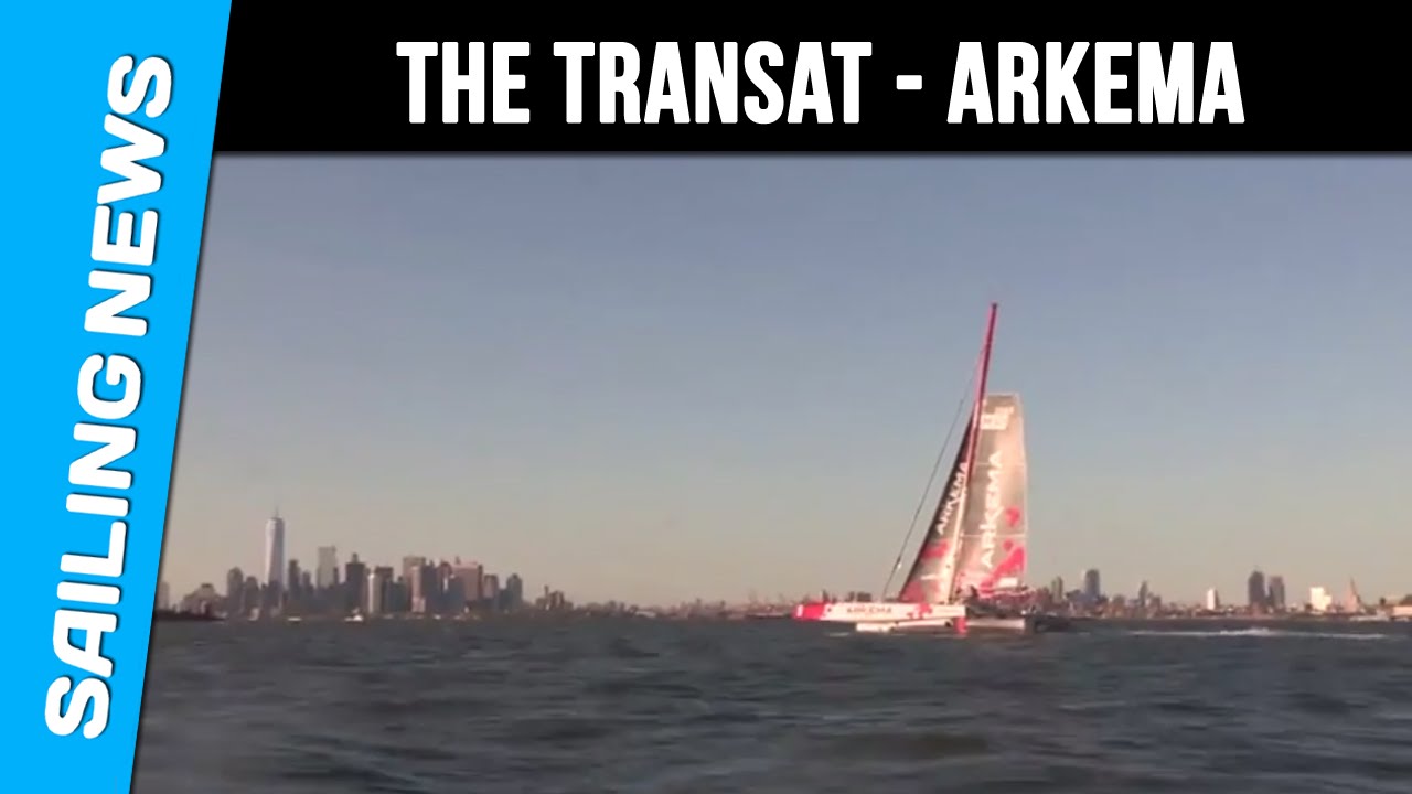 Multi 50 - The Transat Bakerly - Arrivée de  ARKEMA, Lalou ROUCAYROL