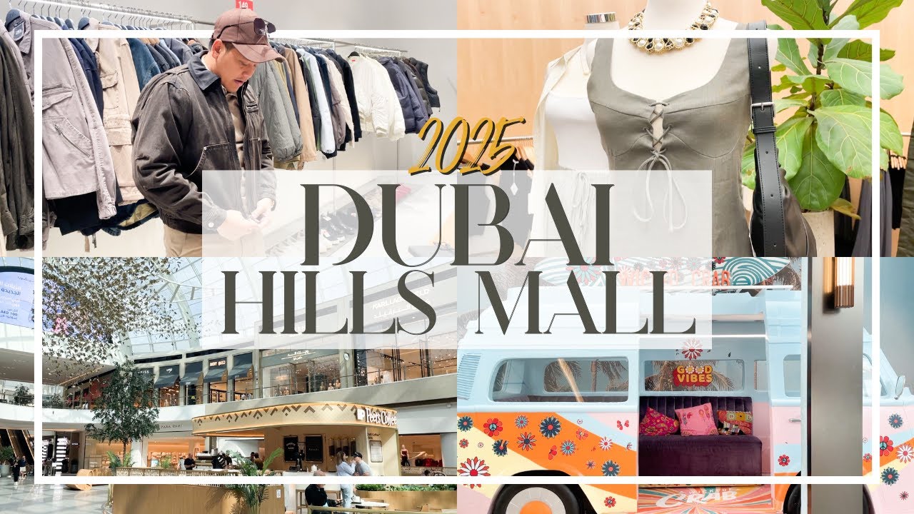 DUBAI HILLS MALL 2025 | Dubai Travel Guide & Cost ♥ Walking Tour at Dubai Hills Mall