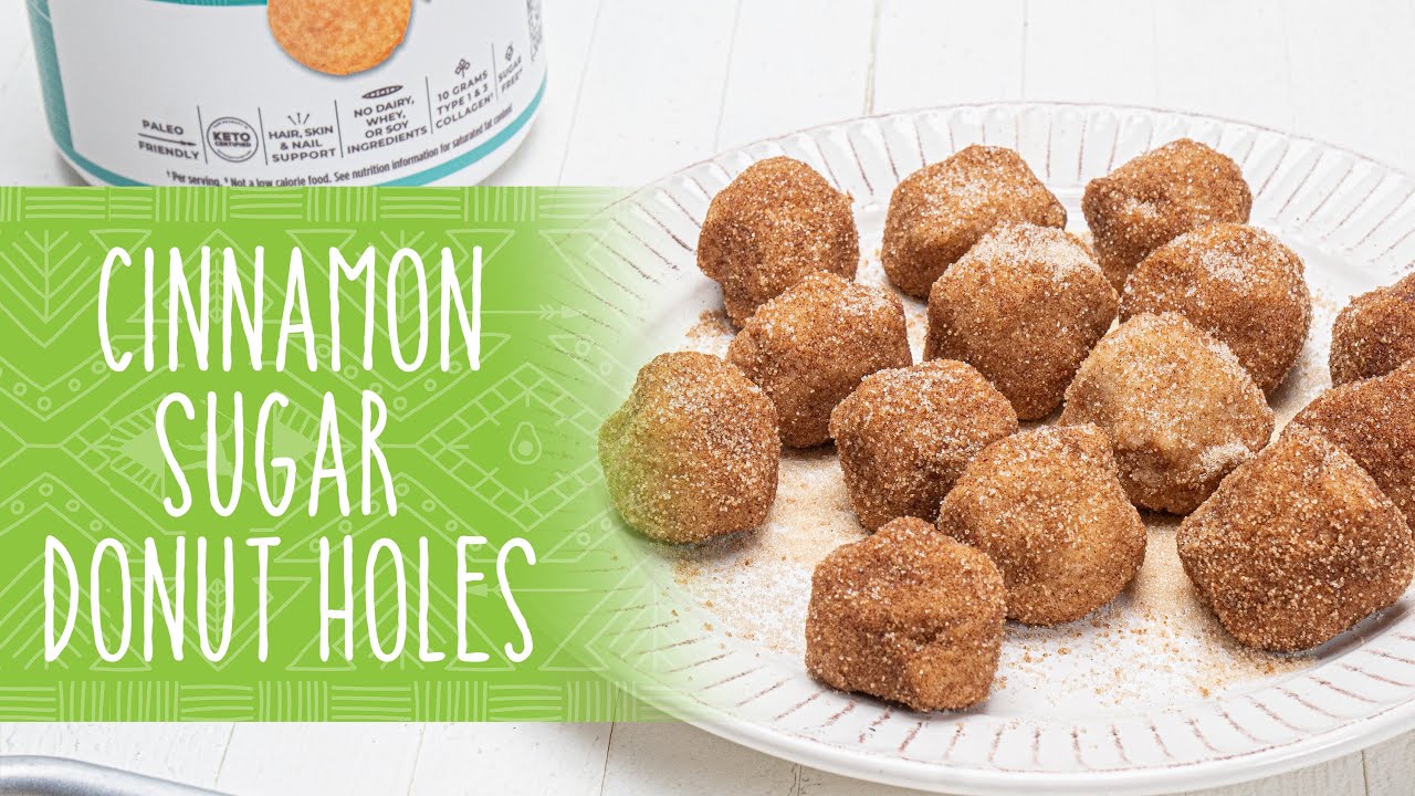 Keto Cinnamon Sugar Donut Holes YouTube