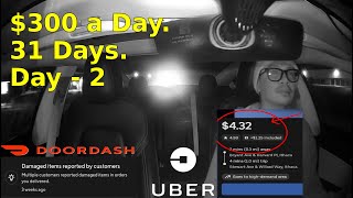 Day 2 - Uber & DoorDash Out Here Lying & Getting Pulled Over. - Uber | Eats | Doordash Ride Along