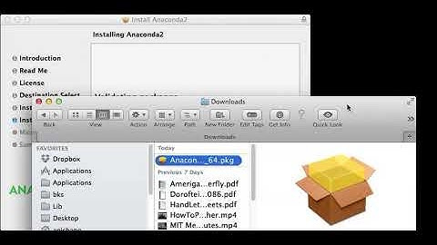 Installing Anaconda Distribution Python 2.7 on Mac