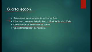 04 While,do While - Curso de iniciación java con blueJ