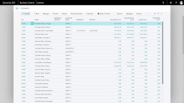 One point of change alignes data - Master Data i Dynamics 365 Business Central